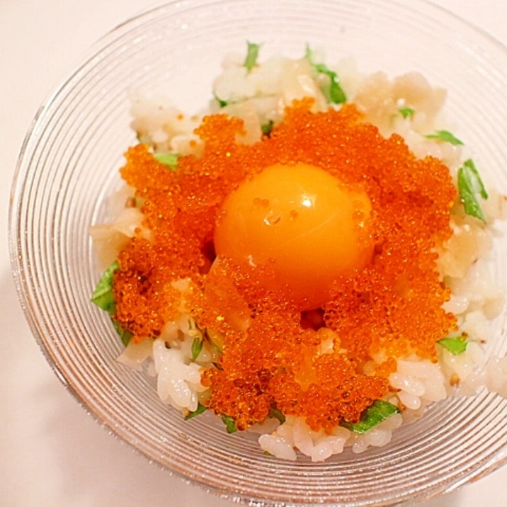 プチ丼 氷卵ごはんとトビッコのキラキラたまご丼 レシピ 作り方 By Seika A 楽天レシピ プチ丼 氷卵ごはんとトビッコのキラキラたまご丼 レシピ 作り方 By Seika A 楽天レシピ